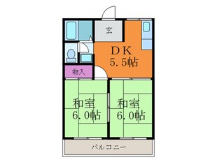 タチバナマンションの物件間取画像